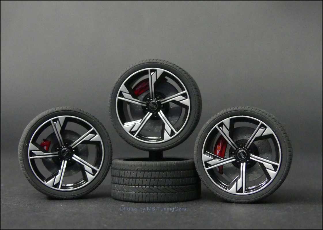 1:18 Audi RS4 Avant (B9) Alufelgen